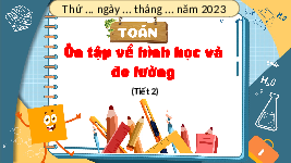 Giáo án điện tử Toán 4 Tuần 1Cánh diều: Ôn tập về hình học và đo lường (tiết 2)
