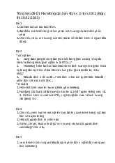 Tổng hợp đề thi (tiếp theo ) môn Chuyên ngành Marketing | Học viện Nông nghiệp Việt Nam