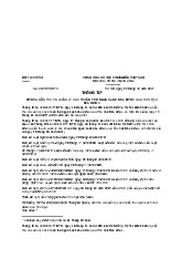 Thông tư hướng dẫn quản lý các khoản thu ngân sách Nhà nước qua kho bạc Nhà nước " môn luật dân sự | trường Đại học Huế