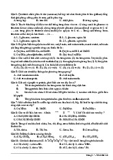 Đề cương ôn tập Hoá đại cương có đáp án | Lí thuyết Hoá đại cương | Trường Đại học khoa học Tự nhiên