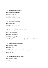 Bài tập thực hành 2 môn Tin học Cơ sở