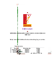 Vai trò của Hồ Chí Minh đối với sự ra đời của Đảng Cộng sản Việt Nam | Tiểu luận Lịch sử đảng | Đại học Bách Khoa Hà Nội