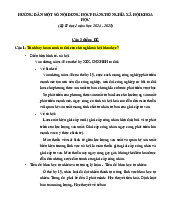 Hướng dẫn một số nội dung học phần môn Chủ nghĩa xã hội khoa học | Trường Quốc tế - Đại học Quốc gia Hà Nội