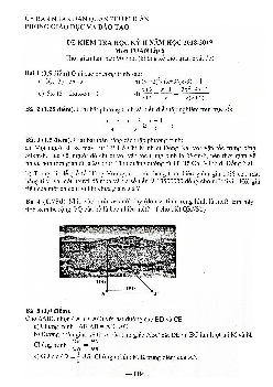 Đề thi học kỳ 2 Toán 8 năm 2018 – 2019 phòng GD&ĐT Phú Nhuận – TP HCM