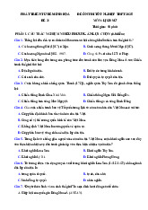 Đề thi thử tốt nghiệp THPT 2025 môn Lịch sử bám sát đề minh họa - Đề 31