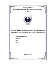Báo cáo Tiểu luận 2: Phân tích Hoạt động Kinh doanh tại VISSAN | Đại học Kinh tế kỹ thuật công nghiệp