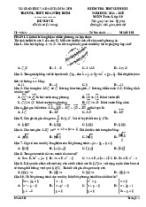 Đề thi thử cuối kì 1 Toán 10 năm 2024 – 2025 trường THPT Đoàn Thị Điểm – Hà Nội