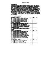 Khảo sát Nghiên cứu Nhân tố Ảnh hưởng đến Chọn Trường Đại học