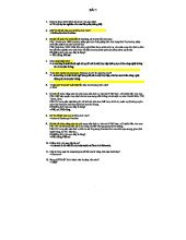 Danh Sách Câu Hỏi - Tổng Hợp Kiến Thức E-Learning và Internet