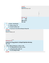 Trắc nghiệm Tin học đại cương | Đại học Y Dược Cần Thơ