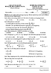 Đề cuối học kỳ 1 Toán 10 năm 2024 – 2025 trường Văn Lang – Quảng Ninh