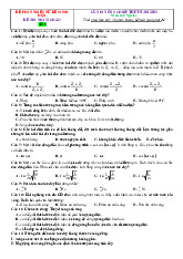 Đề luyện thi tốt nghiệp môn Lý 2025 bám sát đề minh họa giải chi tiết-Đề 5