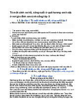 Tả một cảnh ao hồ, sông suối ở quê hương em hoặc ở nơi gia đình em sinh sống lớp 5