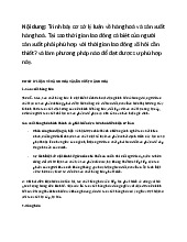 Trình bày cơ sở lý luận về hàng hoá và sản xuấthàng hoá. Tại sao thời gian lao động cá biệt của người sản xuất phải phù hợp với thời gian lao động xã hội cần thiết?  môn Kinh tế chính trị | Trường đại học Mở Hà Nội