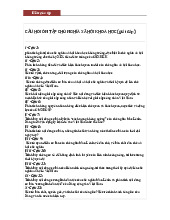 Câu hỏi ôn tập môn chủ nghĩa xã hội khoa hoc –Trường Đại học kinh tế thành phố Hồ Chí Minh