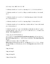 Tài liệu Dấu hiệu chia hết cho các số | Tài liệu môn Toán 6