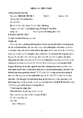 Bệnh Án Tiền Phẫu Gãy Xương Cẳng Tay | Y tế - Sức khỏe