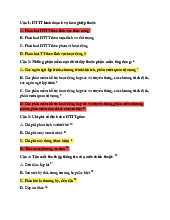 Đề trắc nghiệm 48 câu Hệ thống thông tin quản lý | Trường Đại học KInh tế quốc dân