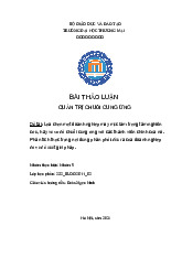 Doanh nghiệp May Việt Tiến | Bài thảo luận quản trị chuỗi cung ứng