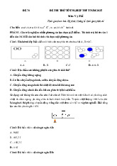 Đề thi thử tốt nghiệp THPT 2025 môn Vật lí bám sát đề minh họa - Đề 70