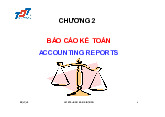 Bài giảng Chương 2: Báo cáo kế toán - Nguyên Lý Kế Toán | Trường Đại học Tôn Đức Thắng