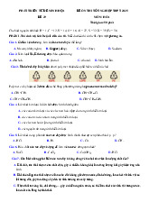 Đề thi thử tốt nghiệp THPT 2025 môn Hóa bám sát đề minh họa - Đề 29