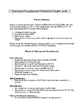 TherapeuticHypothermiaProtocolforCardiacArrest