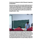 Học Kỳ Mới tại NTTU: Kỷ Niệm Đầu Tiên Trong Thầy Đạt - Triết Học