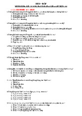 Đề cương môn đường lối đảng cộng sản việt nam- Trường Đại học bách khoa - Đại học đà nẵng