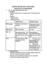 Tóm Tắt Lí Thuyết & Công Thức Môn Xác suất thống kê | Đại học Y Dược Thành phố Hồ Chí Minh