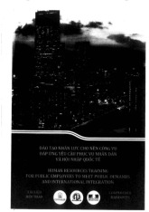 Đào tạo nhân lực cho nền công vụ đáp ứng yêu cầu phục vụ nhân dân và hội nhập quốc tế | Học viện Hành chính Quốc gia