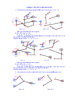 Ngân hàng bài tập môn Nguyên lý máy (có lời giải) hay, hấp dẫn nhất