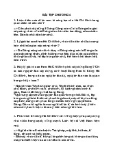 Bài tập chương 4 môn Tư tưởng Hồ Chí Minh–Trường Đại học bách khoa – đại học Đà Nẵng.  