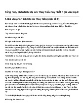 Tổng hợp, phân tích Chị em Thúy Kiều hay nhất Ngữ văn lớp 9