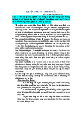 Bài tập chương 2: Cung- cầu - Môn Kinh tế vĩ mô - Đại Học Kinh Tế - Đại học Đà Nẵng