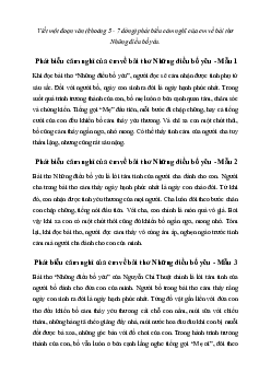 Văn mẫu lớp 6: Đoạn văn cảm nghĩ của em về bài thơ Những điều bố yêu (9 mẫu) | Cánh diều