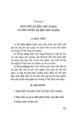 Chương 4: Dân Chủ Xã Hội Chủ Nghĩa và Nhà Nước Xã Hội Chủ Nghĩa | Môn Chủ nghĩa xã hội khoa học - Đại học Kinh Tế Quốc Dân