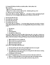 TOP 60 câu hỏi trắc nghiệm Môn Triết học Mác- Lênin | Trường Đại học Khoa học, Đại học Thái Nguyên