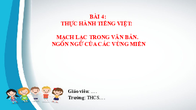 Bài giảng điện tử môn Ngữ văn 7 Bài 4.4: Thực hành tiếng Việt trang 86 | Chân trời sáng tạo