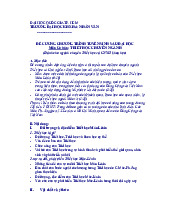 Đề cương chương trình tuyển sinh sau đại học môn Triết học Mác - Lênin | Trường Đại học Khoa học Xã hội và Nhân văn, Đại học Quốc gia Thành phố Hồ Chí Minh