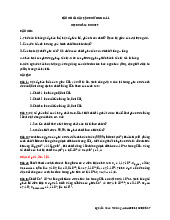 Thế nào là hằng số phân bố, hệ số phân bố, phần trăm chiết? Quan hệ giữa các đại lượng đó | Bài tập môn Phân tích bằng công cụ | Đại học Bách khoa hà nội