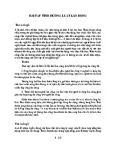 Bài tậptình huống môn An toàn lao động - Trường Đại học Thủ Dầu Một.