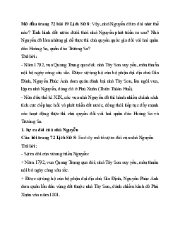 Giải SGK Lịch sử 8 bài 19: Việt Nam nửa đầu thế kỉ XIX | Chân trời sáng tạo