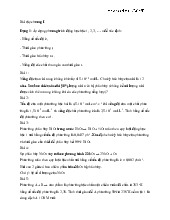 Bài tập chương I | Tài liệu môn Hóa lý 2 | Đại học Bách khoa hà nội