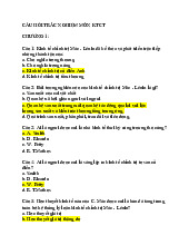 Câu hỏi trắc nghiệm môn Kinh tế chính trị chương 1-6 | Kinh tế chính trị Mác - Lênin | Đại học Tôn Đức Thắng