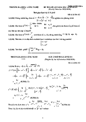 Đề thi giữa kỳ 1 2019-2020 - Giải tích 2 | Trường Đại học Công nghệ, Đại học Quốc gia Hà Nội