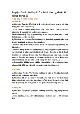 Luyện từ và câu lớp 4: Danh từ chung, danh từ riêng trang 20