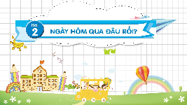 Giáo án điện tử Tiếng Việt 2 Tập 1 Bài 2 Kết nối tri thức: Ngày hôm qua đâu rồi - Đọc: Ngày hôm qua đâu rồi?