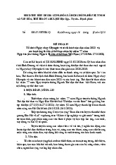 Kế hoạch tổ chức Ngày chạy Olympic vì sức khỏe toàn dân năm 2023 và các hoạt động thể dục thể thao nhân kỷ niệm 77 năm Ngày truyền thống Ngành Thể dục thể thao Việt Nam (27/3/1946-27/3/2023) | Học viện Hành chính Quốc gia