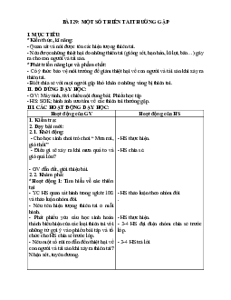 Giáo án Tự nhiên và xã hội 2 sách Kết nối tri thức với cuộc sống (Cả năm) | Tuần 29
